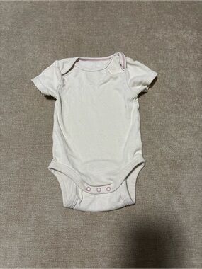 cloud island Cream Baby Short-Sleeve One-Piece